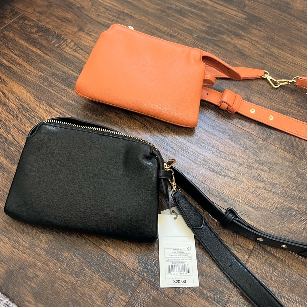 Two target belt bags